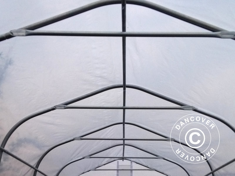 Polytunnel Greenhouse, 2.4x6x2.4 m, PE, 14.4 m², Transparent