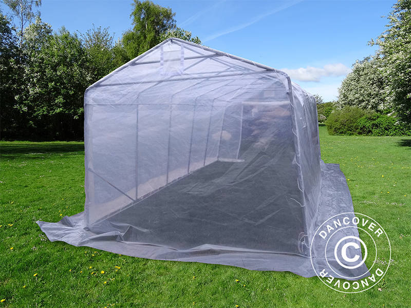 Polytunnel greenhouse, 3.3x6x2.4 m, PE, 19.8 m², Transparent