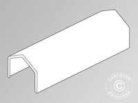 Roof Cover for Storage Shelter PRO XL 4x12x3.5 m PVC, White