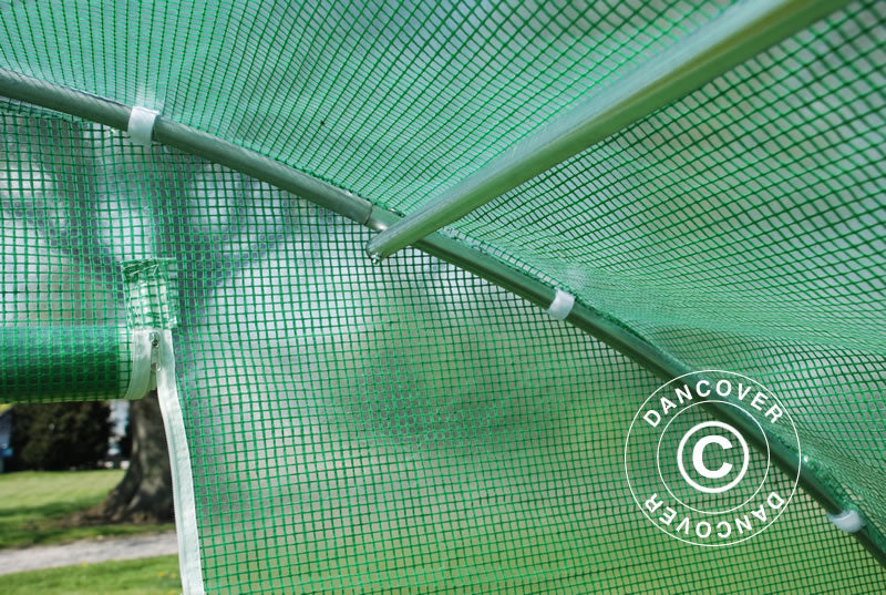 Polytunnel Greenhouse 2x4.5x2 m, 9 m², Green