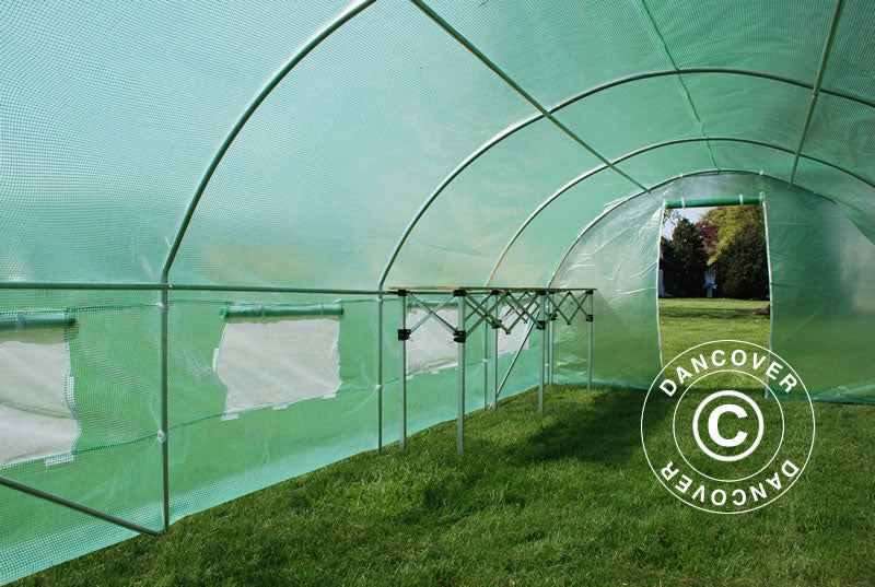 Polytunnel Greenhouse 3x6x2 m, 18 m², Green
