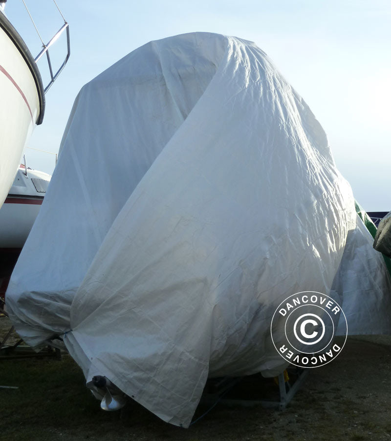 Tarpaulin 6x14 m, PE 300 g/m², White