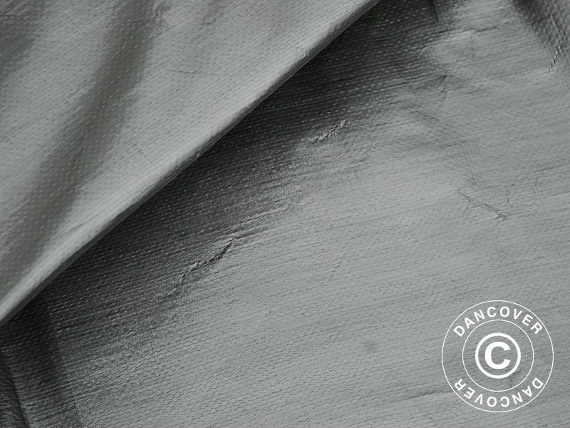 Tarpaulin 6x12 m, PE 300 g/m², Grey