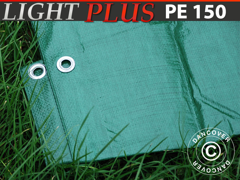 Tarpaulin 6x8 m, PE 150 g/m², Green