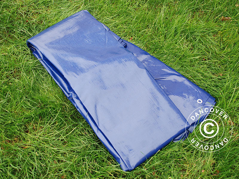 Tarpaulin 6x10 m, PE 250 g/m², Blue