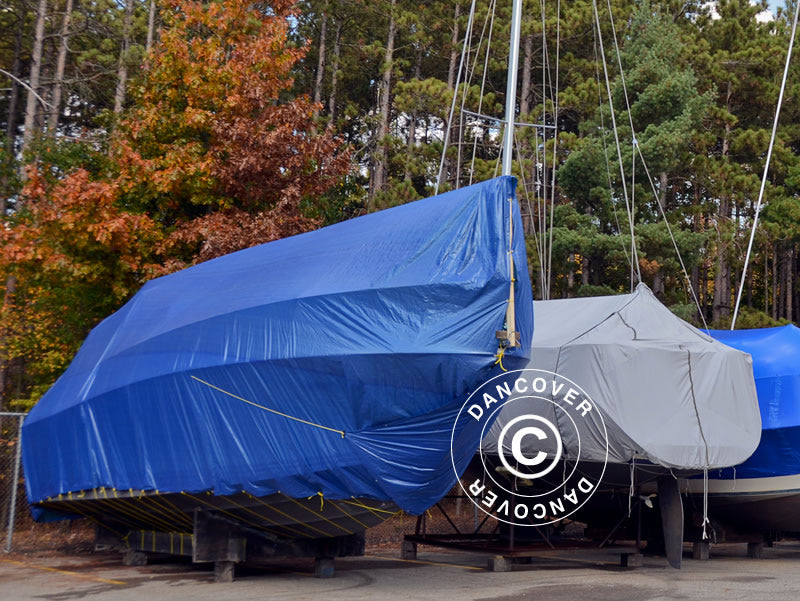 Tarpaulin 6x12 m, PE 250 g/m², Blue