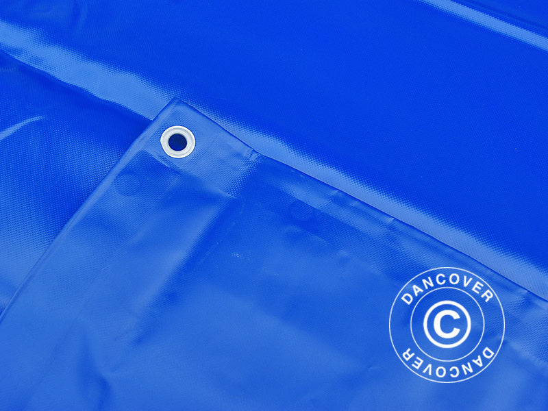 Tarpaulin 6x8 m, PVC 570 g/m², Blue