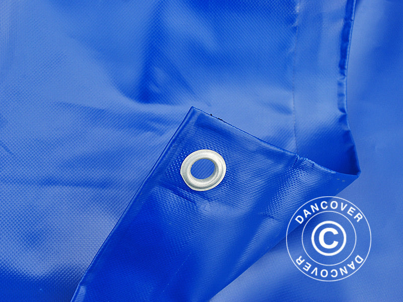 Tarpaulin 6x8 m, PVC 570 g/m², Blue