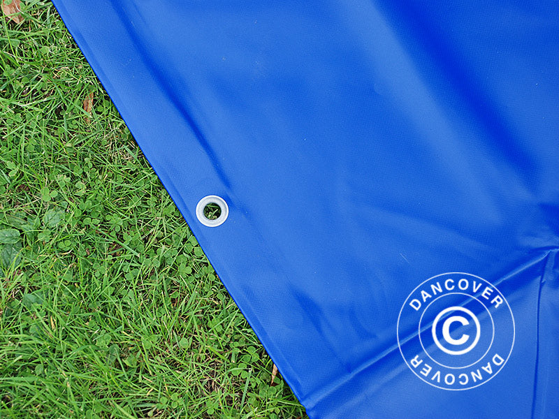 Tarpaulin 4x6 m, PVC 570 g/m², Blue