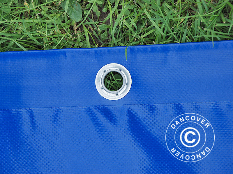 Tarpaulin 4x6 m, PVC 570 g/m², Blue