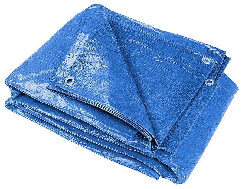 Tarpaulin 10x20 m, PE 250 g/m², Blue