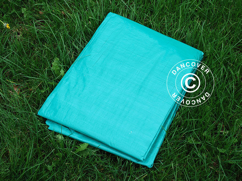Tarpaulin 4x6 m (6 pcs), PE 65 g/m², Green