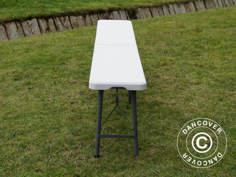 Folding Bench 183x30x43 cm, Light grey (1 pc.)