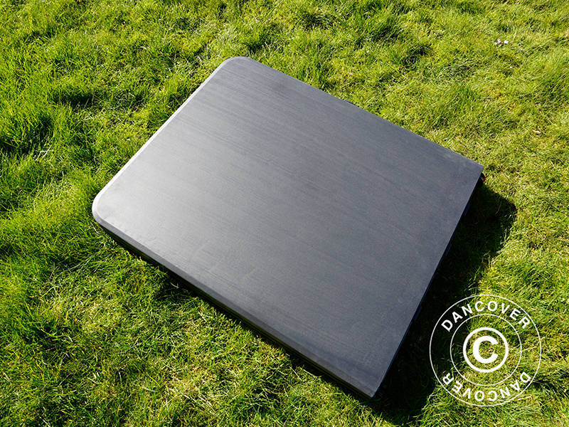 Folding Table 180x74x74 cm, Black (1 pc.)