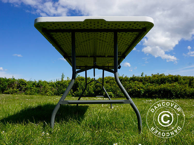 Folding Table 180x74x74 cm, Light Grey (25 pcs.)