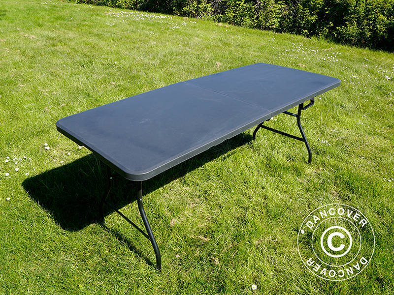 Folding Table 180x74x74 cm, Black (25 pcs.)