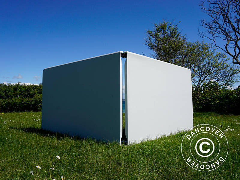 Folding Table 240x76x74 cm, Light Grey (1 pc.)