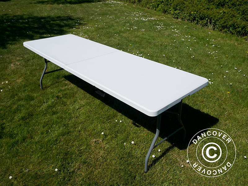 Folding Table 240x76x74 cm, Light Grey (25 pcs.)