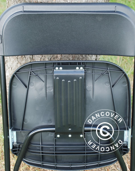 Folding Chair 44x44x80 cm, Black, 8 pcs.