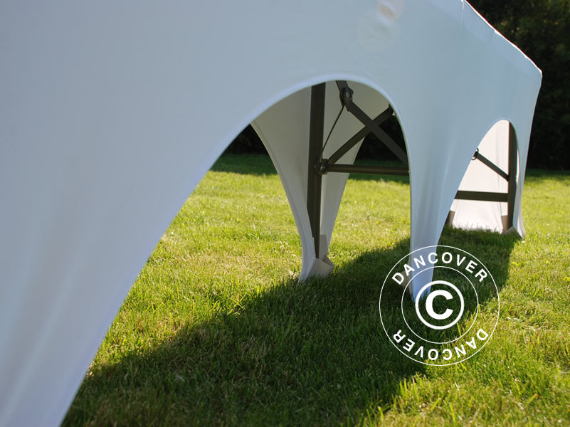 Stretch bench cover 183x28x43 cm, White