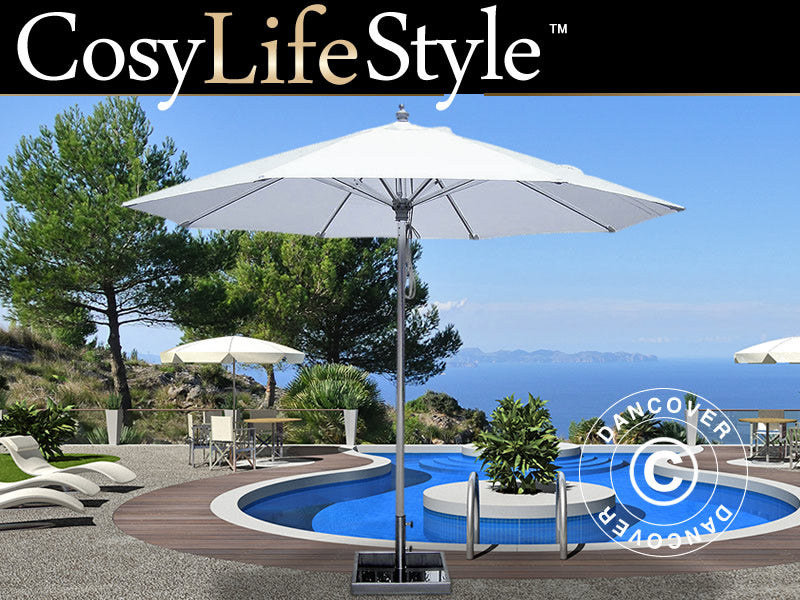 Parasol Bermuda, Ø3 m, White