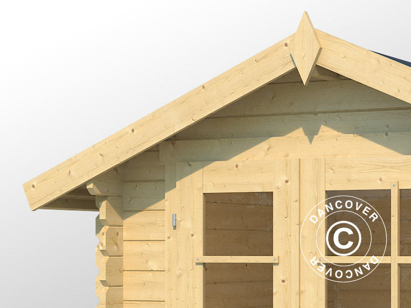 Wooden Shed Toulouse 1.9x1.9x2.22 m, 28 mm, 3.4 m², Natural