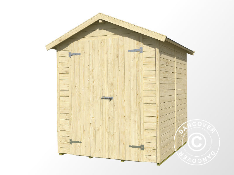 Wooden Shed Heinola 1.7x1.76x2.13 m, 13 mm, 2.99 m², Natural
