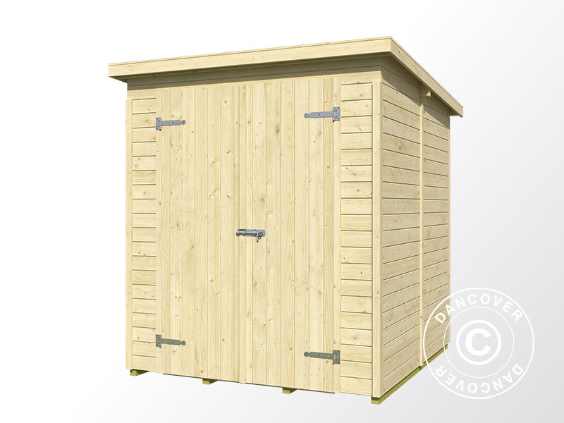 Wooden Shed Ivalo 1.7x1.76x1.99 m, 13 mm, 2.99 m², Natural
