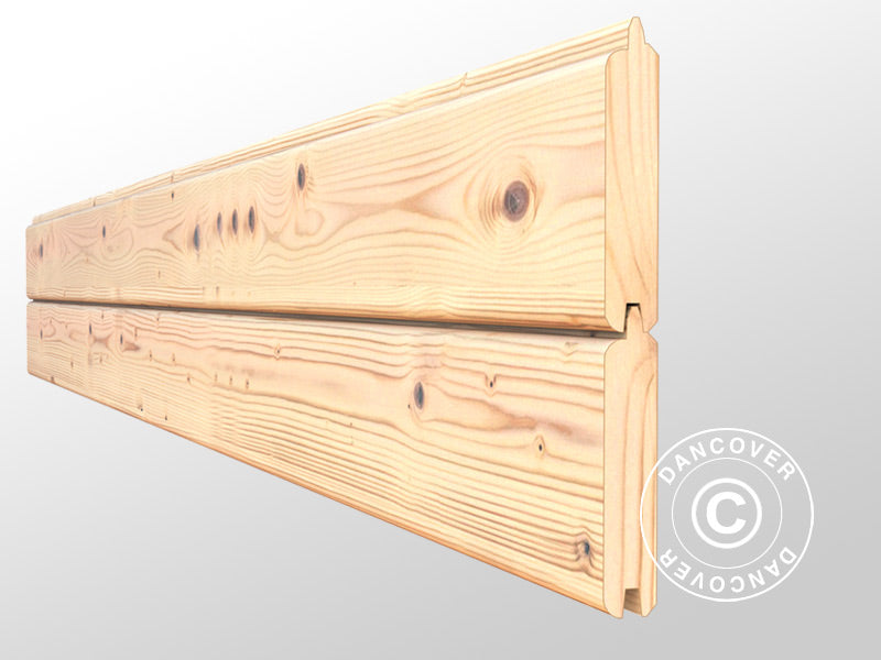 Wooden bike shed, Bertilo Wallstore Velo, 2.06x1.02x1.35 m, 2.1 m², Natural