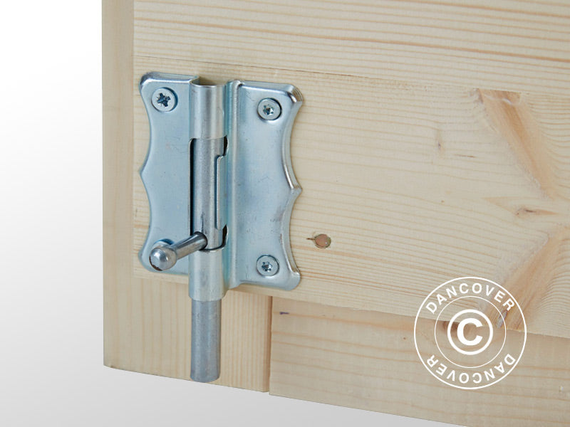 Wooden bike shed, Bertilo Wallstore Velo, 2.06x1.02x1.35 m, 2.1 m², Natural