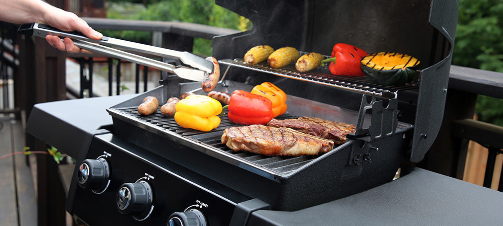 A BBQ grill for gas is easy and quick