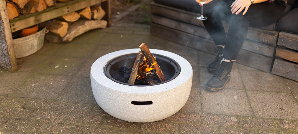 A fire bowl for creating the right ambience
