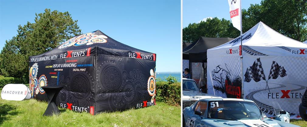 Promotion tents with digital print