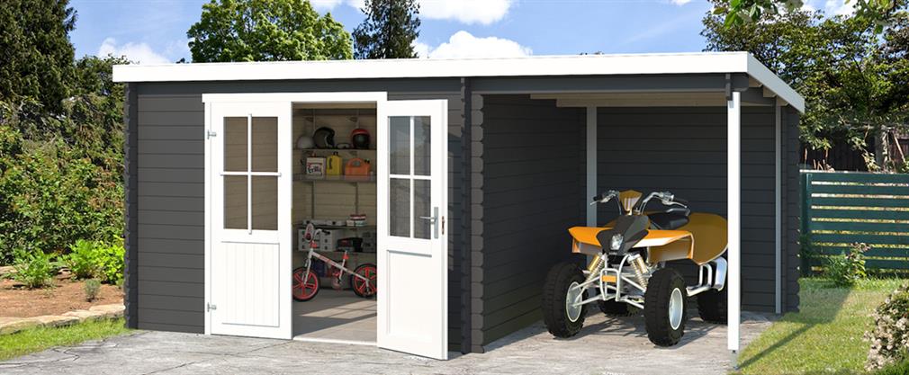 Wooden garden sheds from the popular brand Modularo®