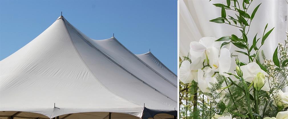 The materials for the various marquees