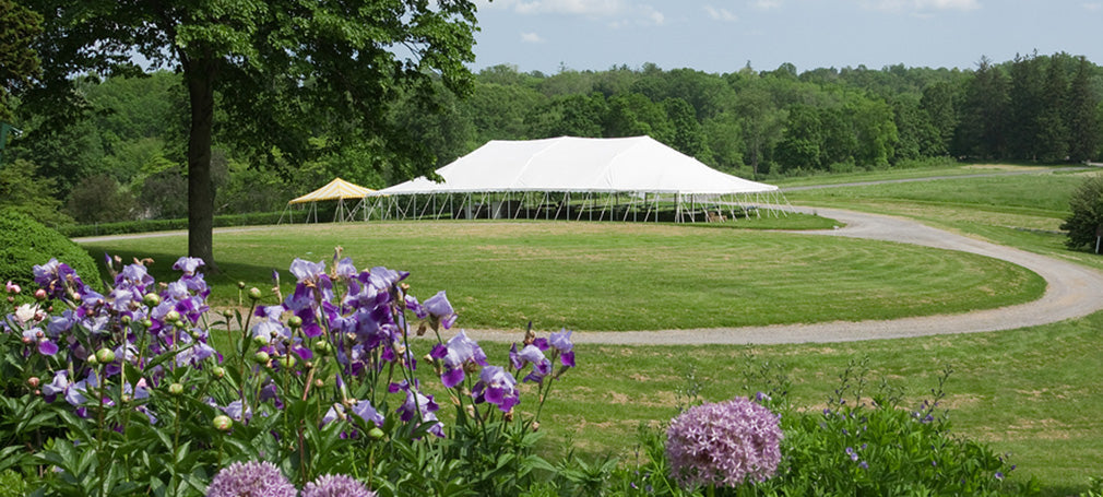 Outdoor party tent