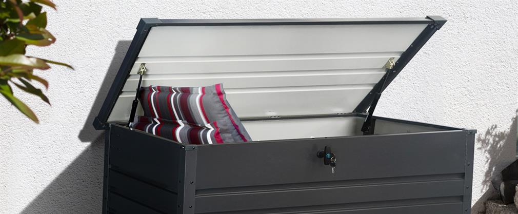 Garden storage boxes for smart storage