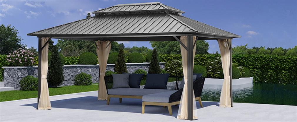 Garden gazebos for the patio and more