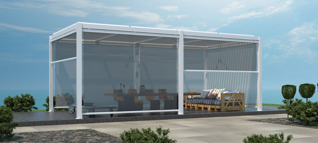 Pergola gazebos with sides