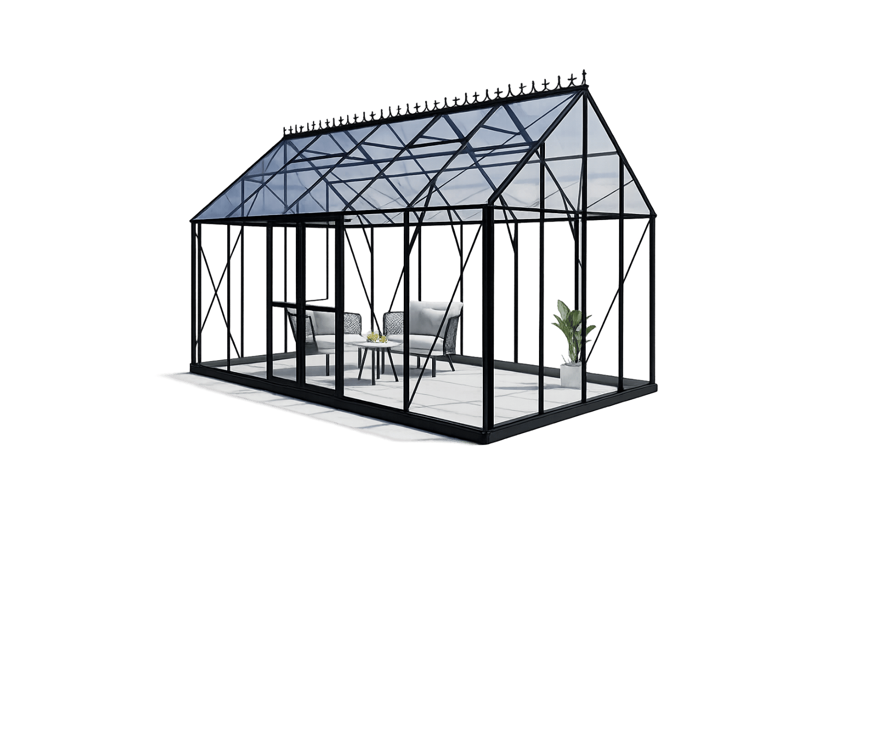 Glass greenhouses