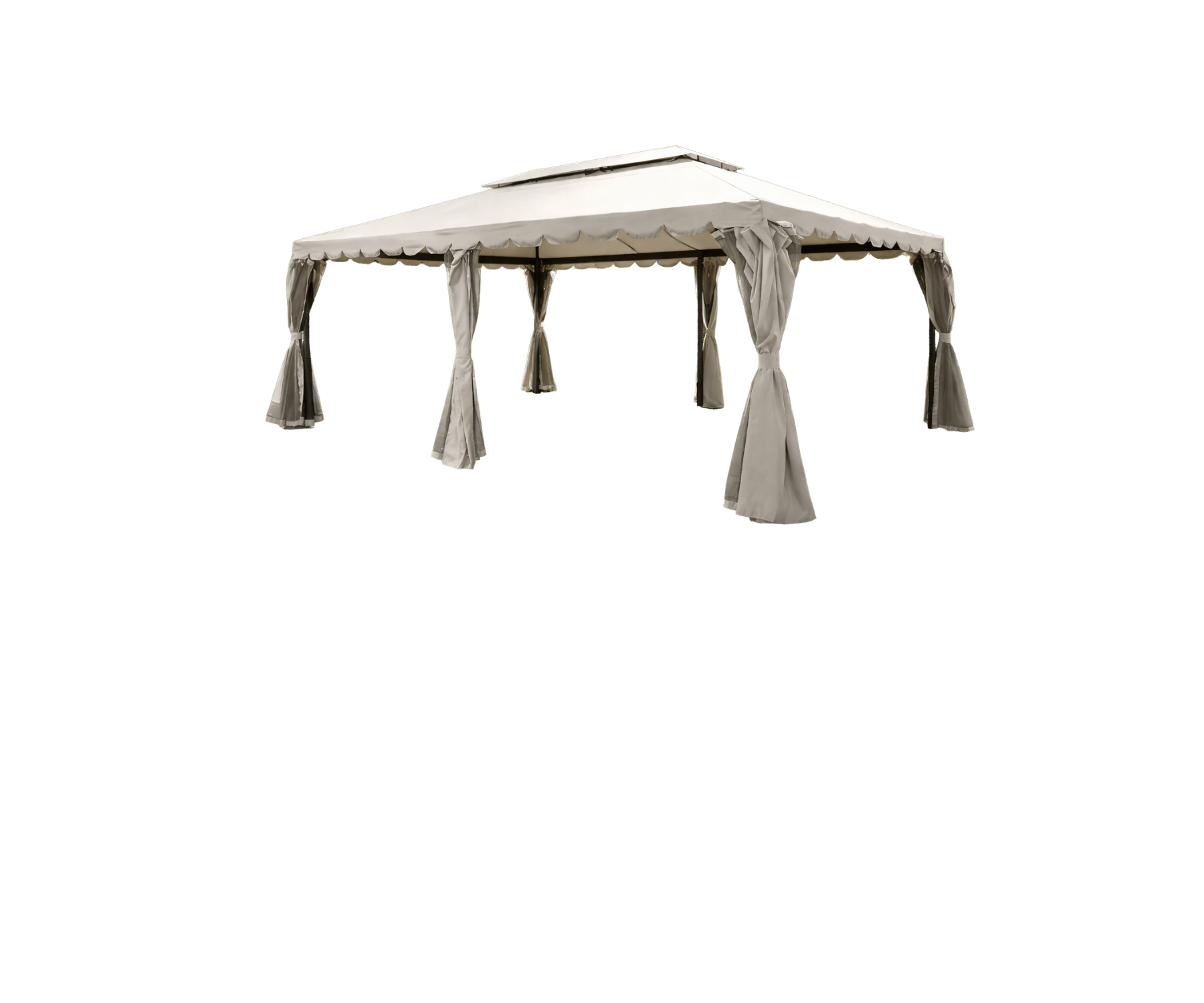 Gazebos with textile roof
