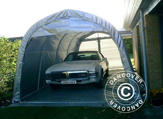 Tarpaulin, ground cover 3.7x8.6 m PVC, Grey