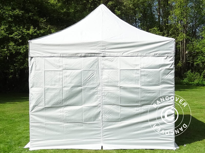 Sidewall w/zipper for FleXtents, 3 m, Silver