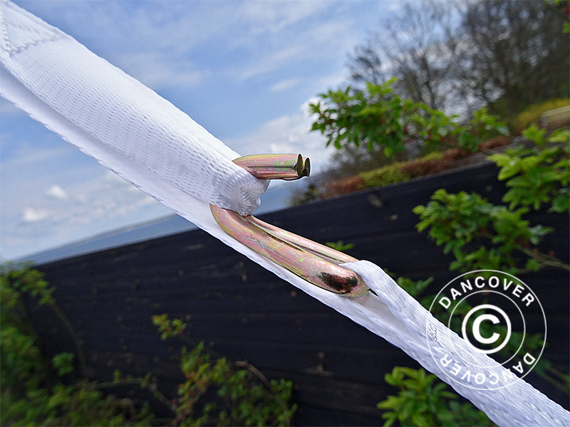 Safety Pack 4 (storm pegs 100 cm & storm straps), White