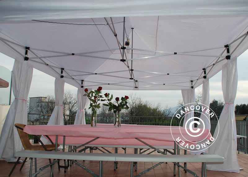 FleXtents Curtains, White, 2 pcs.