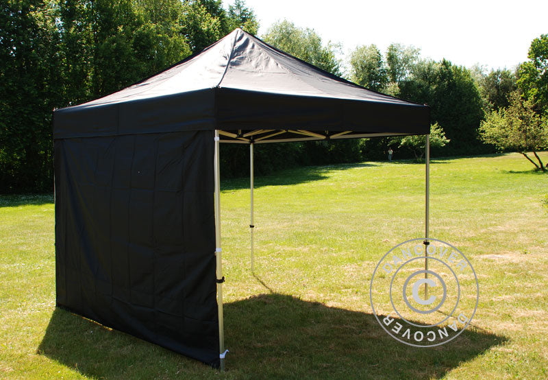 Standard sidewall for FleXtents 2x2 m, 2 m, Black