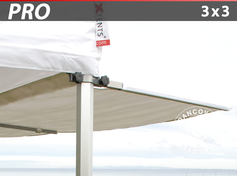 FleXtents PRO 3 m overhang, White w/connectors