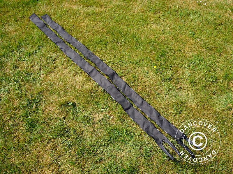 Infill joint panels for FleXtents® PRO pop-up gazebo 3 m series, Black, 2 pcs.