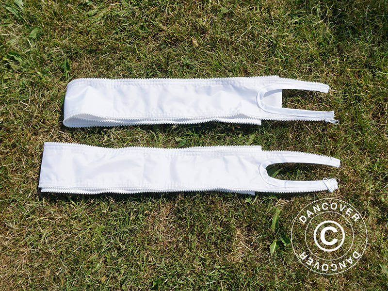 Infill joint panels for FleXtents® PRO pop-up gazebo 4 m series, White, 2 pcs.