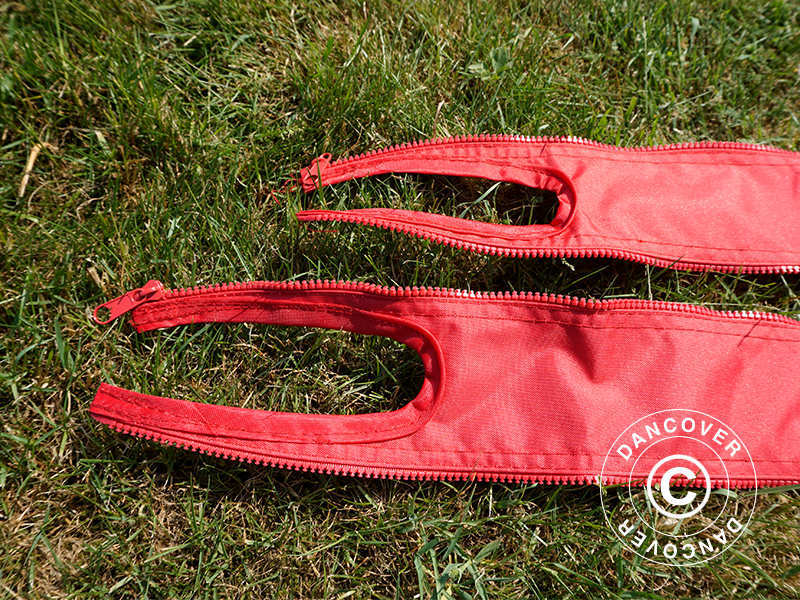 Infill joint panels for FleXtents® PRO pop-up gazebo 4 m series, Red, 2 pcs.